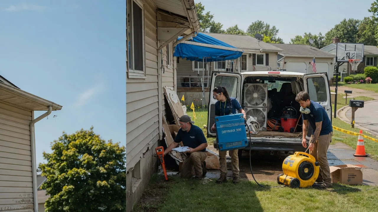 Ceiling Leak Cleanup in Cecil, OH near me