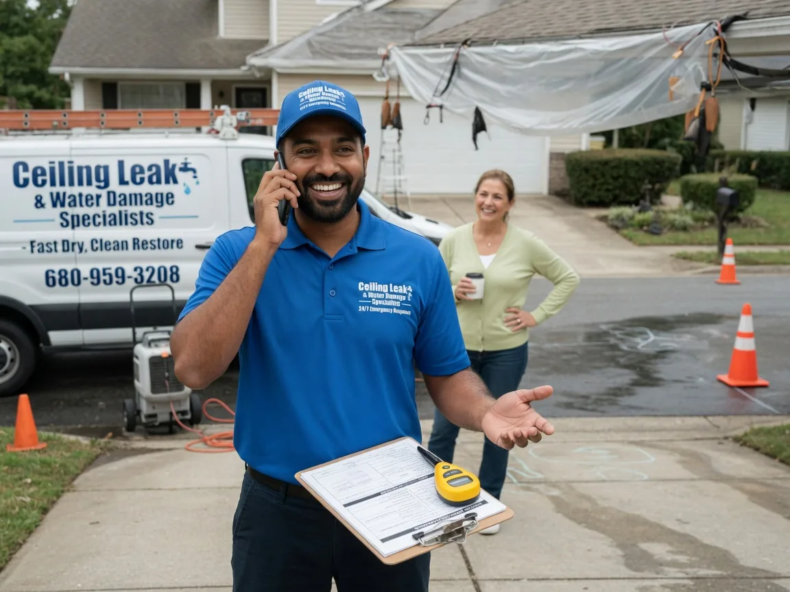 Ceiling Leak Cleanup Cecil, OH FAQs